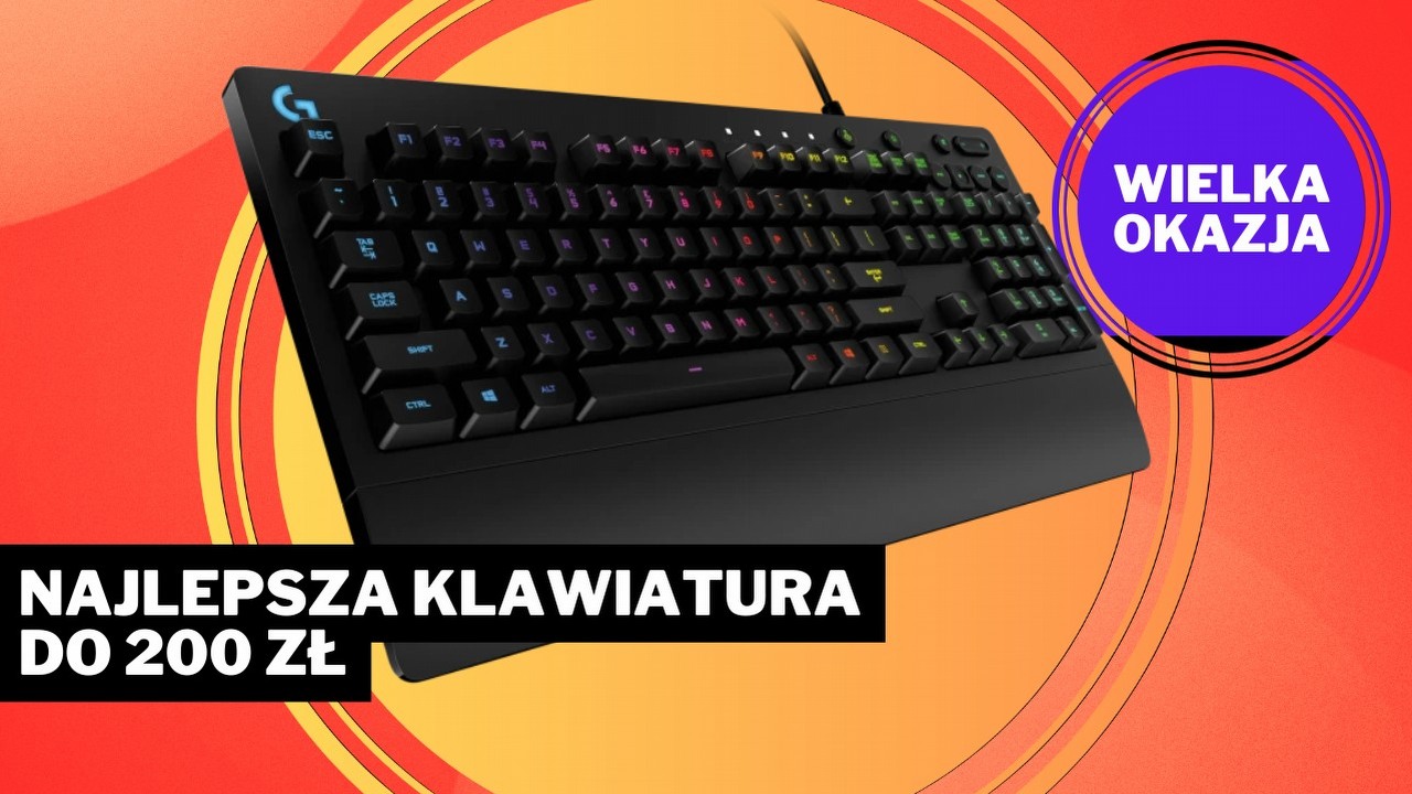 Śmieszne pieniądze jak za najlepszego przyjaciela gracza. Klawiatura Logitech G213 Prodigy pomogła mi w pokonaniu Dzikiego Gonu, źródło grafiki: Logitech; materiały promocyjne.