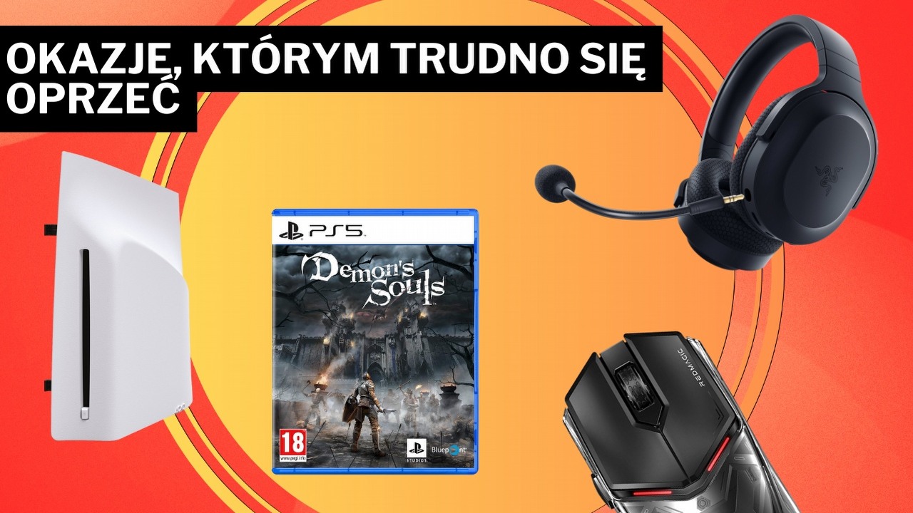Najlepsze okazje na prezenty dla graczy i gadżeciarzy na Amazonie - ostatni dzwonek przed walentynkami 2025, źródło grafiki: Sony, Razer, REDMAGIC.
