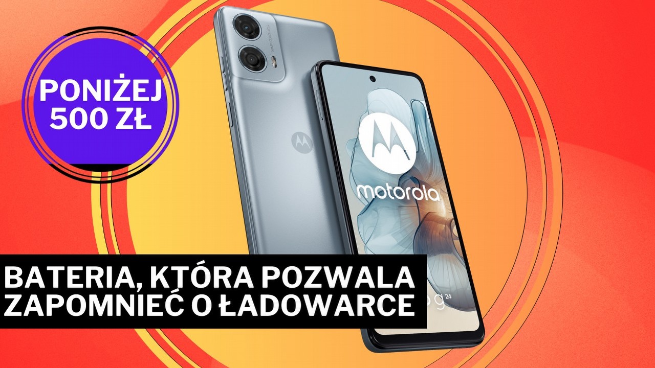 Motorola miażdży ceną i potężną baterią. Ten smartfon nie powinien kosztować poniżej 500 zł, źródło grafiki: Motorola; materiały promocyjne.