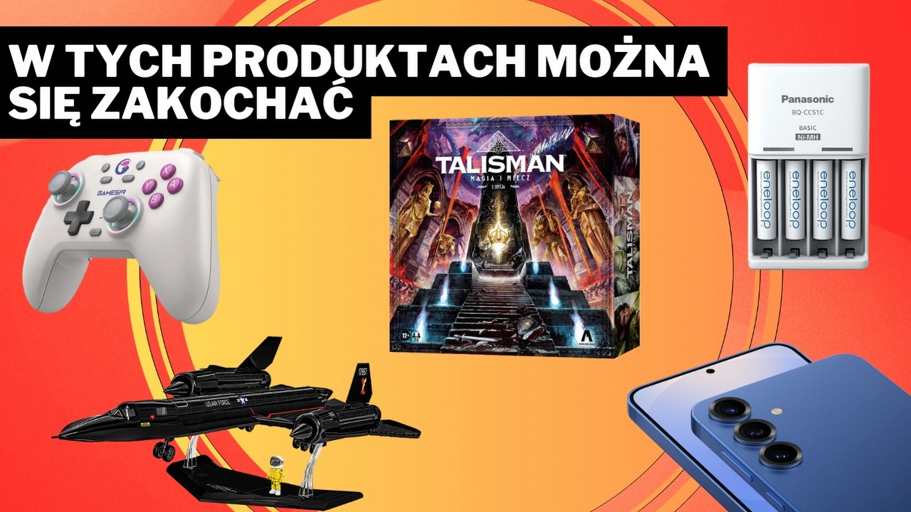 11 naszym zdaniem najlepszych ofert w czwartym tygodniu stycznia 2025 - okazje dla graczy, fanów planszówek i nie tylko, źródło grafiki: Avalon Hill, COBI, Samsung, Panasonic,  GameSir.