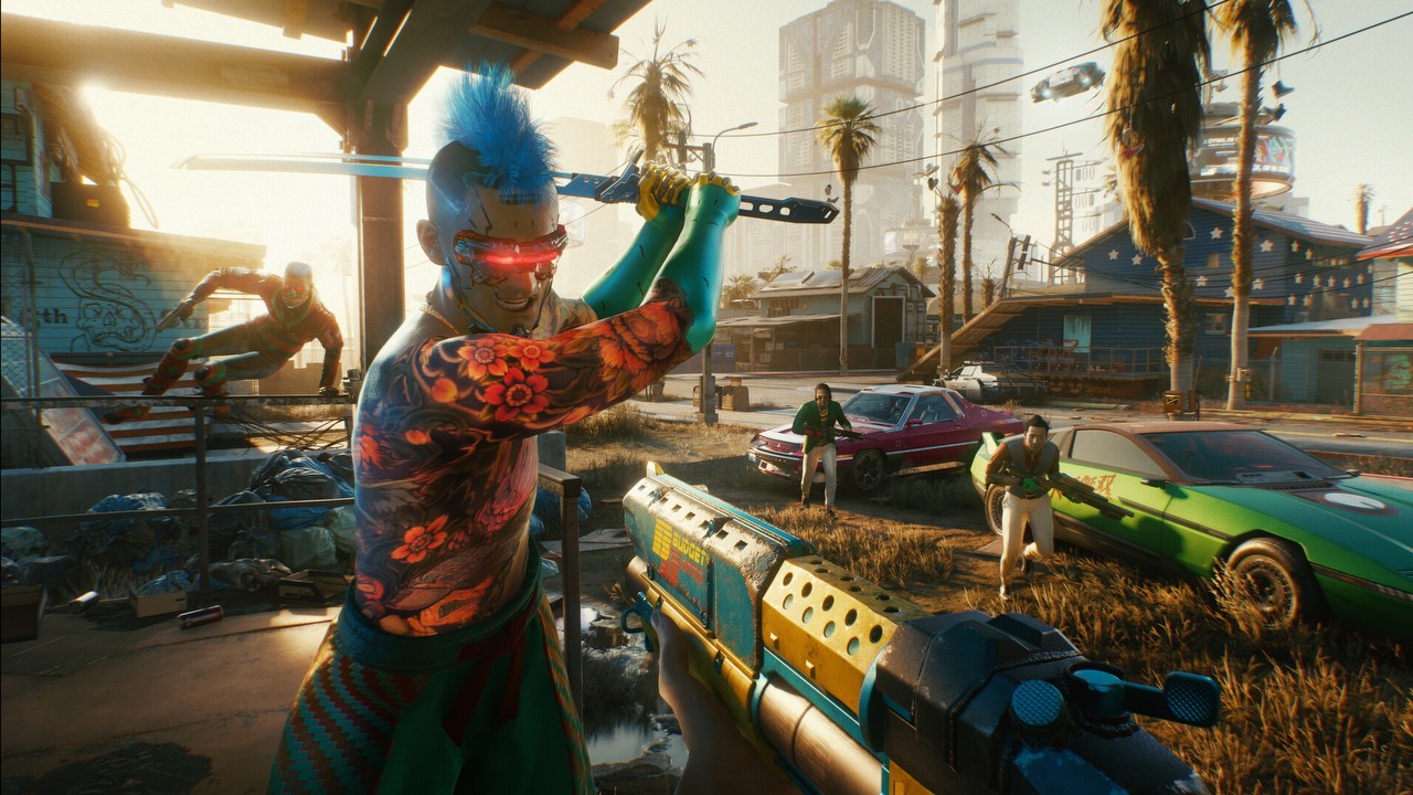 Cyberpunk 2077 gotowy na premierę RTX-ów 50. Patch 2.21 dodał wsparcie na DLSS 4, źródło grafiki: Cyberpunk 2077.