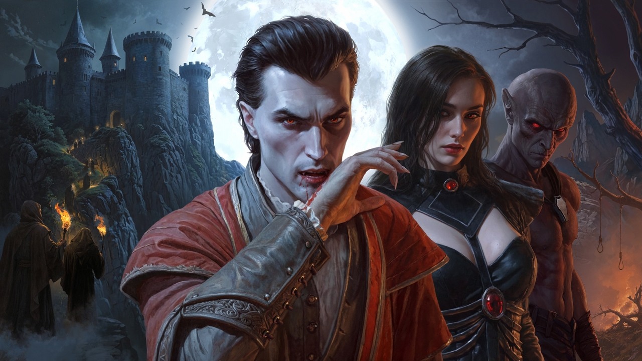 Nie tylko Dawnwalker, w Polsce powstaje jeszcze jedno obiecujące RPG o wampirach. Zobacz gameplay trailer Vampires: Bloodlord Rising, źródło grafiki: Mehuman Games.