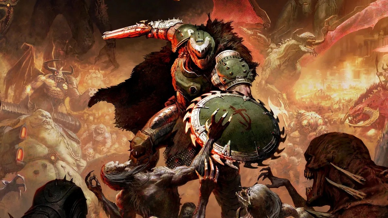 Doom: The Dark Ages z wysokimi wymaganiami sprzętowymi. Nawet na minimalnych potrzeba jest karta z obsługą ray tracingu, źródło grafiki: Bethesda.