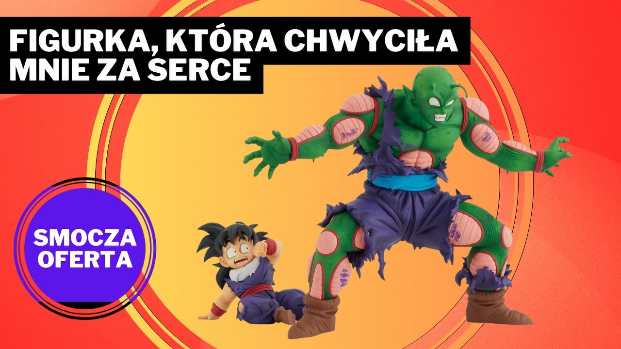 Nie płakałem przy Titanicu, ale przy tej scenie z Dragon Balla już tak. Figurka Piccolo i Gohana wywołuje u mnie gęsią skórkę, źródło grafiki: Ichibansho; Bandai Spirits Masterlise; materiały promocyjne.