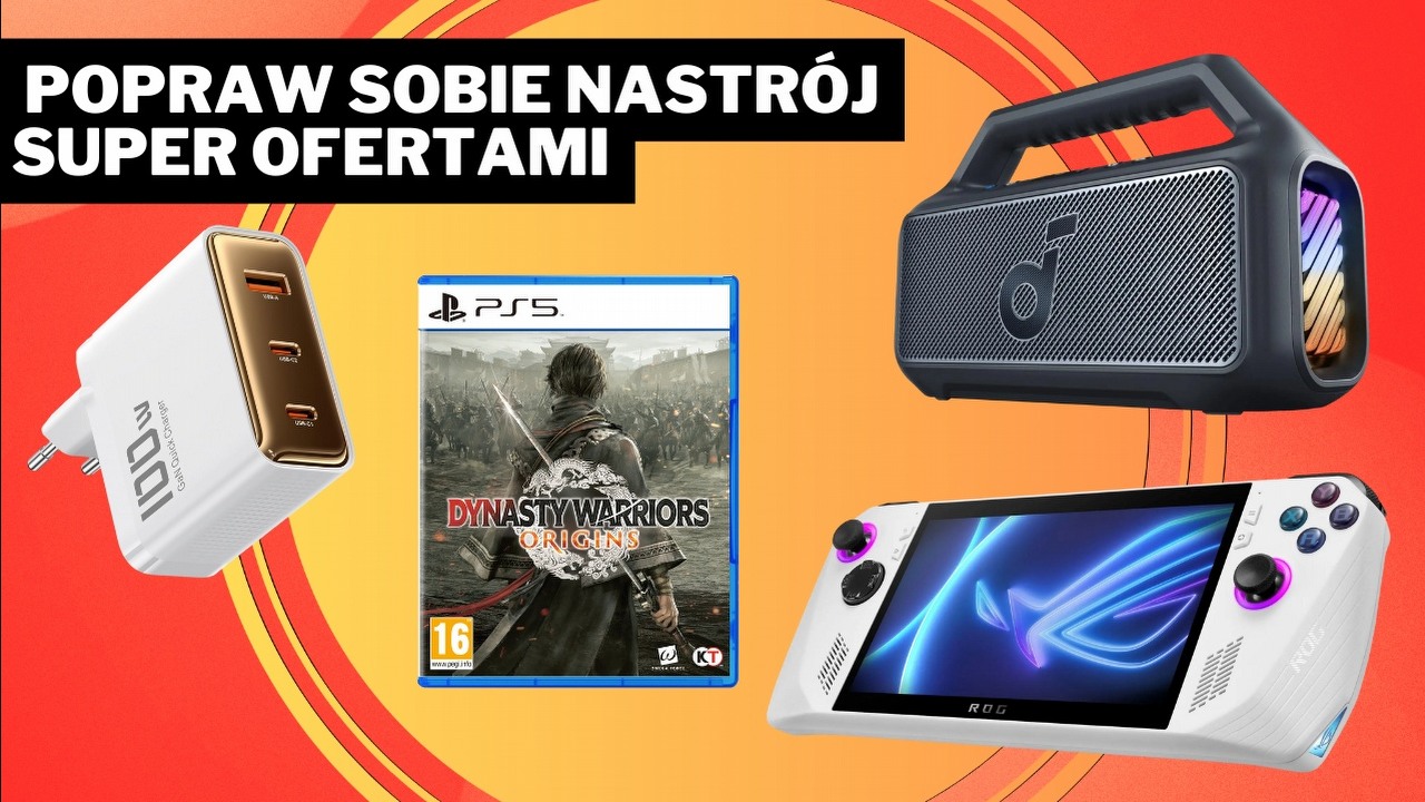 Najlepsze okazje na ostatnie dni stycznia 2025 w sklepach RTV Euro AGD, Amazon i Empik, źródło grafiki: ASUS, Sony, Soundcore, Toocki.