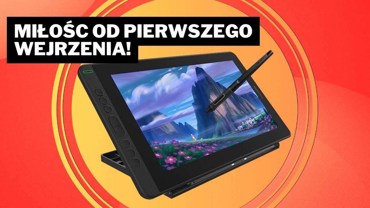 To będzie jak przesiadka z Trabanta do Ferrari. Ten 13-calowy tablet graficzny to „must have" dla mnie jako domorosłej rysowniczki, źródło grafiki: Huion.