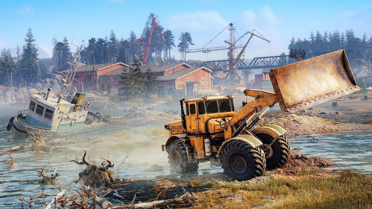 Złożona gra o budowaniu dróg stawia na ultrarealizm i fizykę. W RoadCraft odratujemy tereny zdewastowane przez siły natury, źródło grafiki: Saber Interactive.