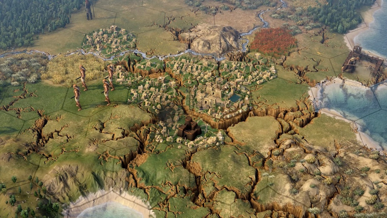 Rywala Cywilizacji 7 czekają katastrofy klimatyczne i gniew bogów. Duży dodatek Wrath of Gods do wysoko ocenianej strategii Old World jest tuż za rogiem, źródło grafiki: Mohawk Games.