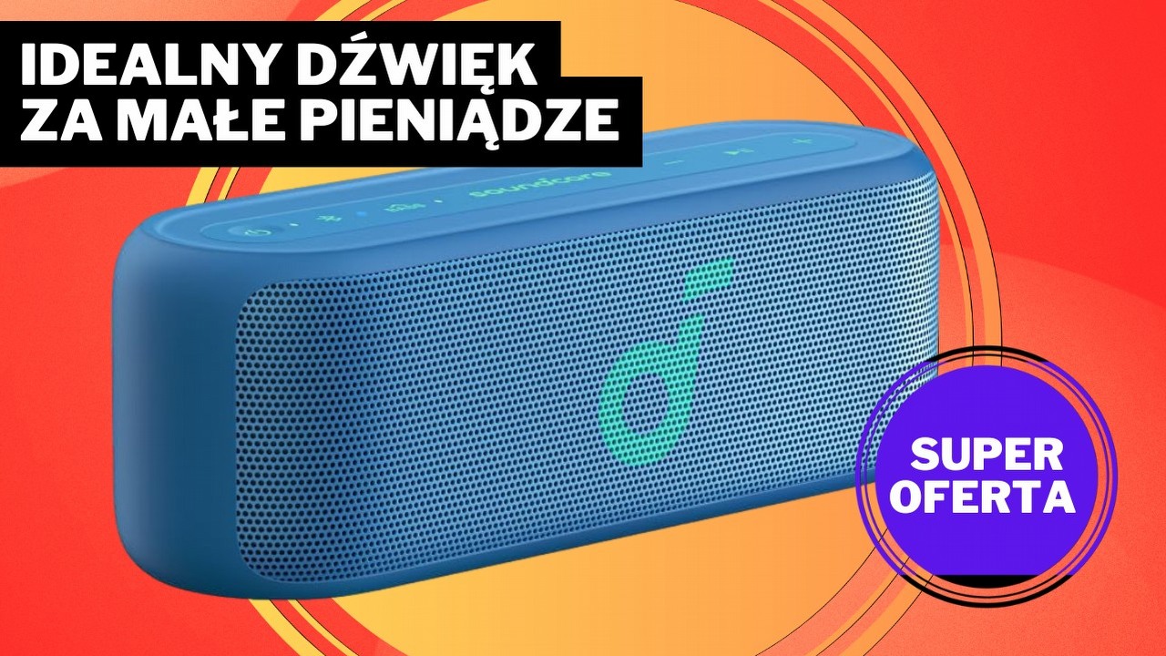 Głośnik Ankera pokazuje konkurencji, gdzie jej miejsce. Poniżej 150 zł trudno znaleźć lepszy sprzęt audio, źródło grafiki: Anker; materiały promocyjne.