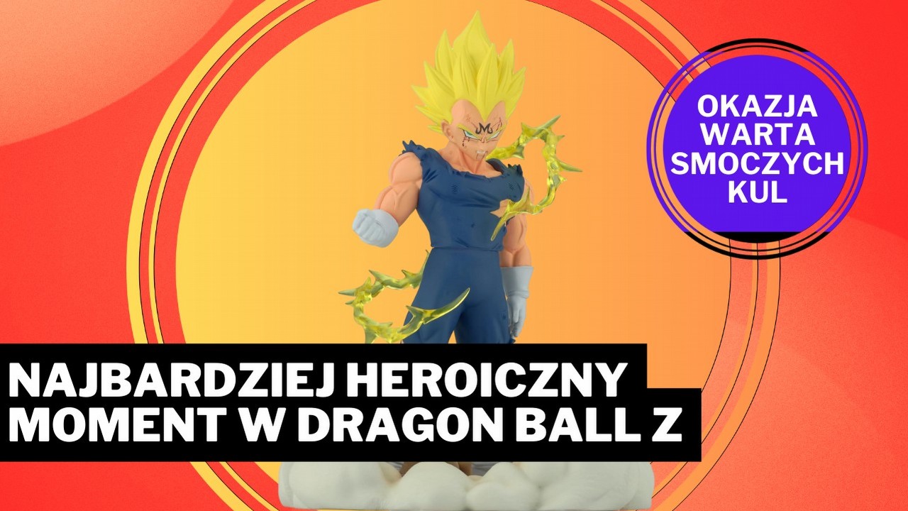 Bohater Dragon Balla Z nudził mnie do oporu. Doceniłem go dopiero po tej jednej scenie - to po niej chcę Vegetę na mojej półce, źródło grafiki: Banpresto; materiały promocyjne.