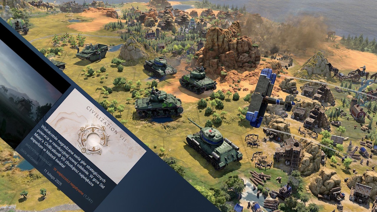 „To nie jest Civilization. To coś okropnego”. Pierwsi gracze ocenili Civilization 7 na Steamie, źródło grafiki: Firaxis Games.