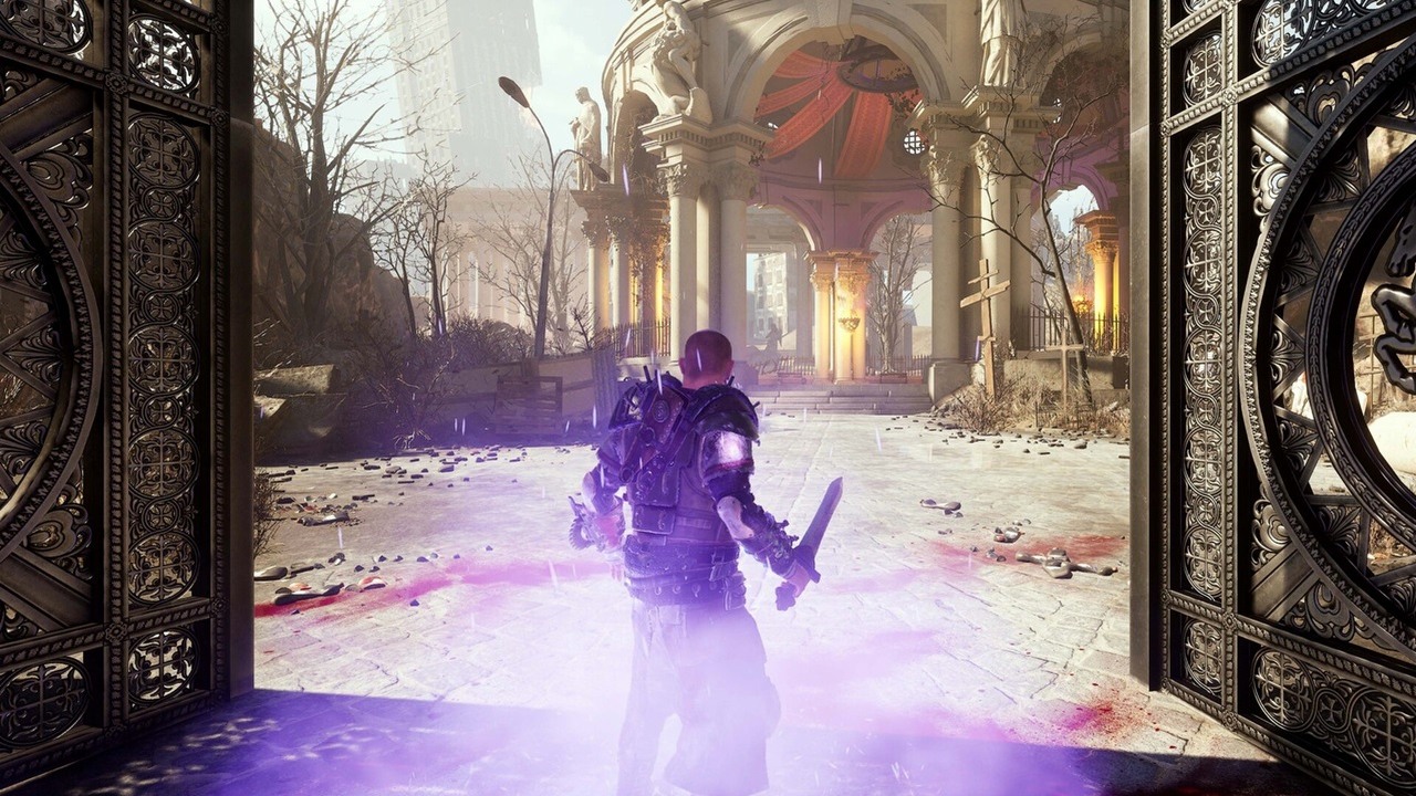 Polskie uniwersum z pogranicza fantasy i science fiction rozszerza się o nowe gry. Poza bliskim premiery Sancticide Komornik otrzyma „tradycyjne” RPG End of Days, źródło grafiki: Red Square Games..
