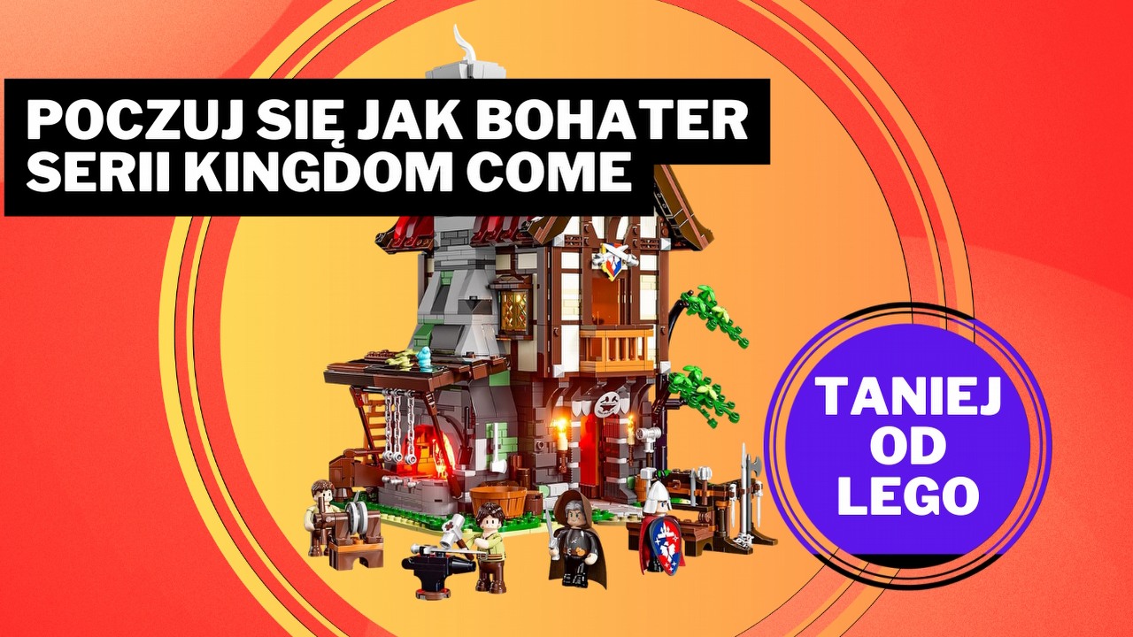 Średniowieczna kuźnia jak z Kingdom Come: Deliverance w klockowej wersji! LEGO takiej nie ma i niech żałuje, źródło grafiki: Funwhole.