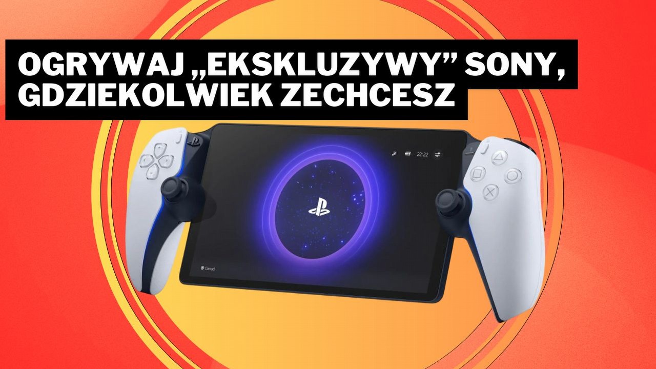 PS Portal to potężny konkurent dla Steam Decka czy Switcha i as w rękawie Sony. Zagrasz na nim wszędzie i nie potrzebujesz PS5, źródło grafiki: Sony.