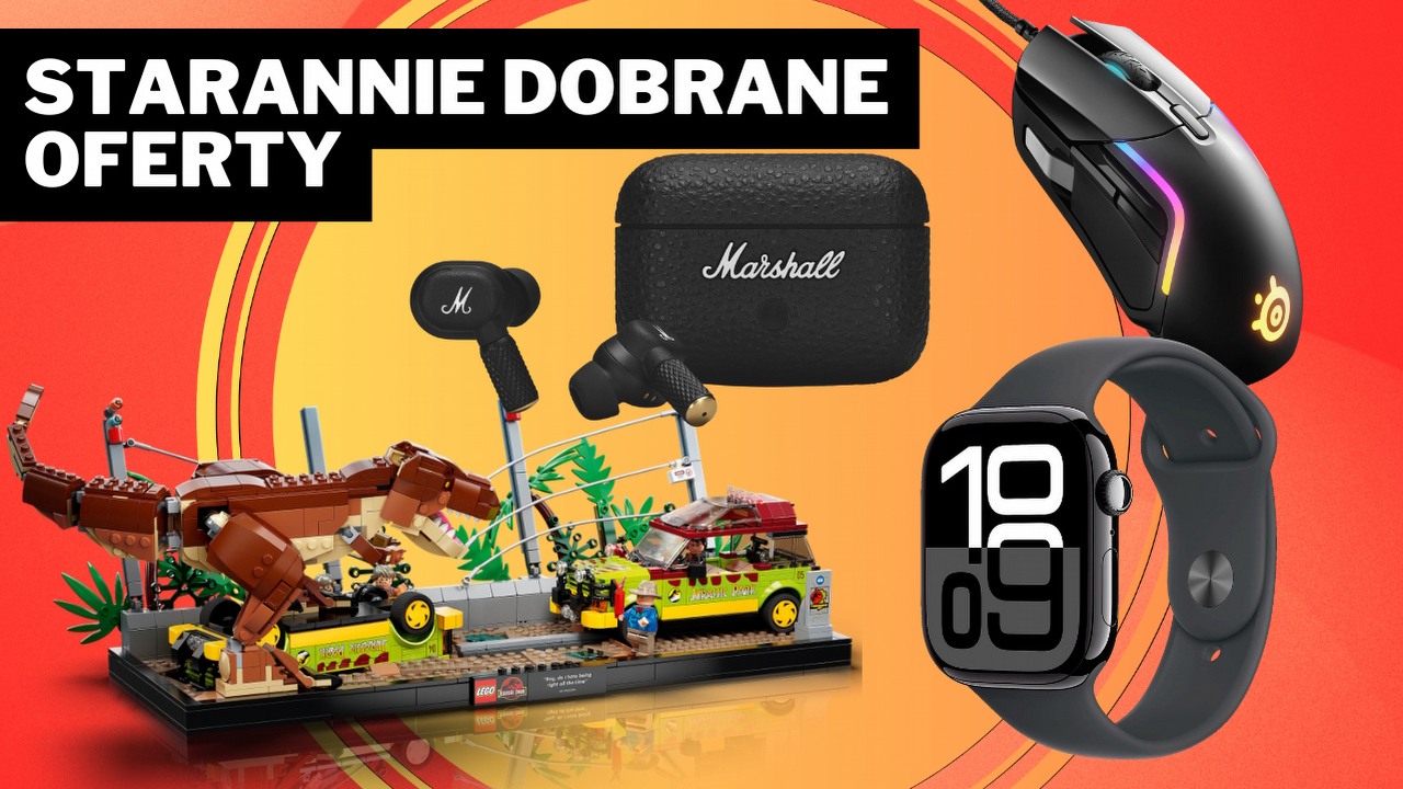 Najlepsze oferty na Amazonie, Empiku i nie tylko. Wśród nich Hogwart z klocków LEGO i tania Motorola!, źródło grafiki: LEGO, SteelSeries, Apple, Marshall.