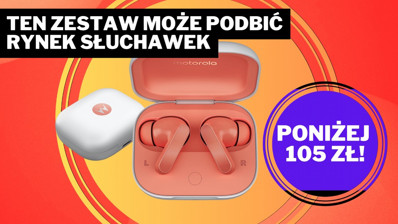 Słuchawki Motoroli za niewiele ponad 100 zł mogą być nowym hitem! Włosi i Hiszpanie na Amazonie już je chwalą, źródło grafiki: Motorola; materiały promocyjne.