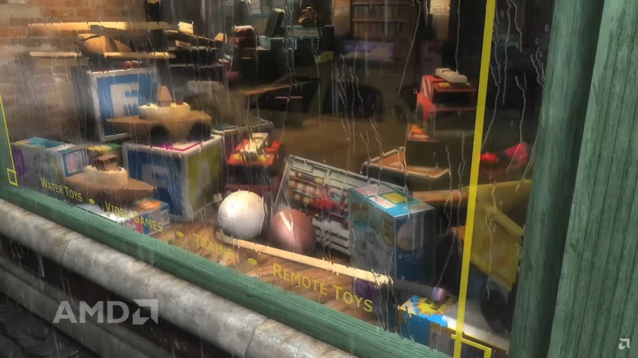 Tak wyglądała „realistyczna” grafika 20 lat temu. AMD prezentuje nostalgiczne demo technologiczne, źródło grafiki: YouTube | AMD..