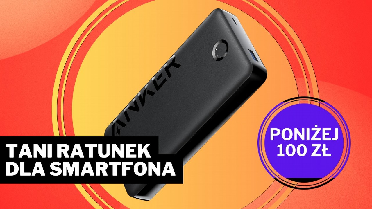 20000 mAh poniżej 100 zł. Ten powerbank uratuje wiele smartfonów i słuchawek, źródło grafiki: Anker; materiały promocyjne.