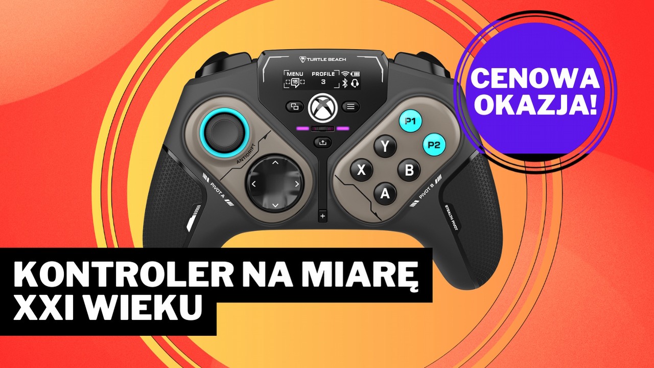 Ten kontroler chyba pochodzi z kosmosu! Aspiruje do miana najlepszego pada premium i zostawia Elite 2 od Microsoftu w tyle, źródło grafiki: Turtle Beach.