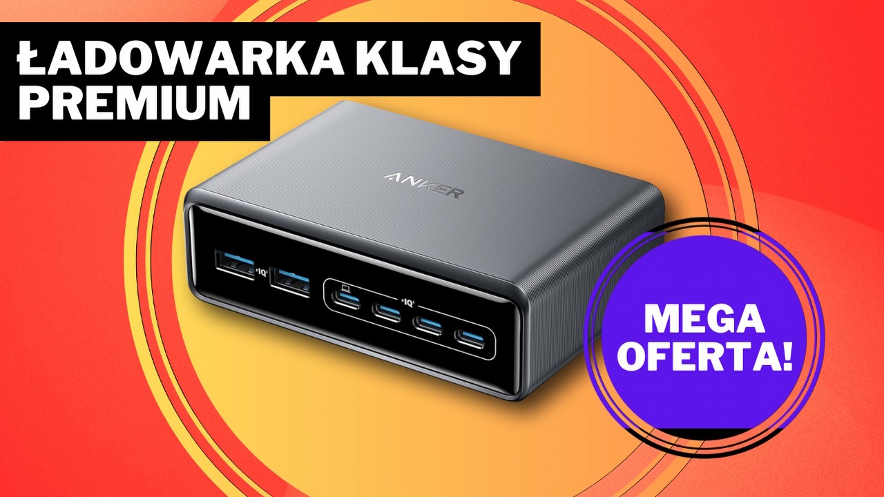 Jak Mercedes w cenie Nissana! Ta ładowarka to mój najlepszy zakup ubiegłego roku - 200 W mocy, 6 portów USB, jakość premium, źródło grafiki: Anker.