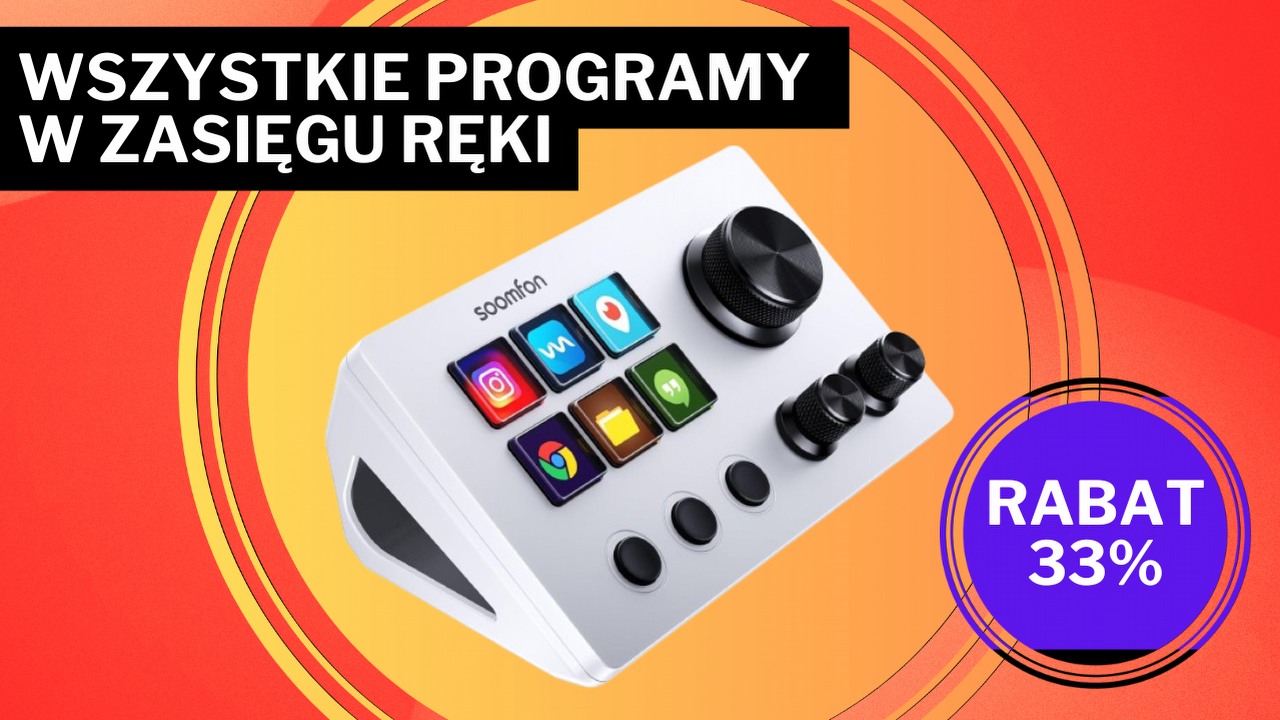 To dodatek na biurko na miarę XXI wieku. Dzięki niemu byłabym bardziej produktywna, źródło grafiki: SOOMFON.