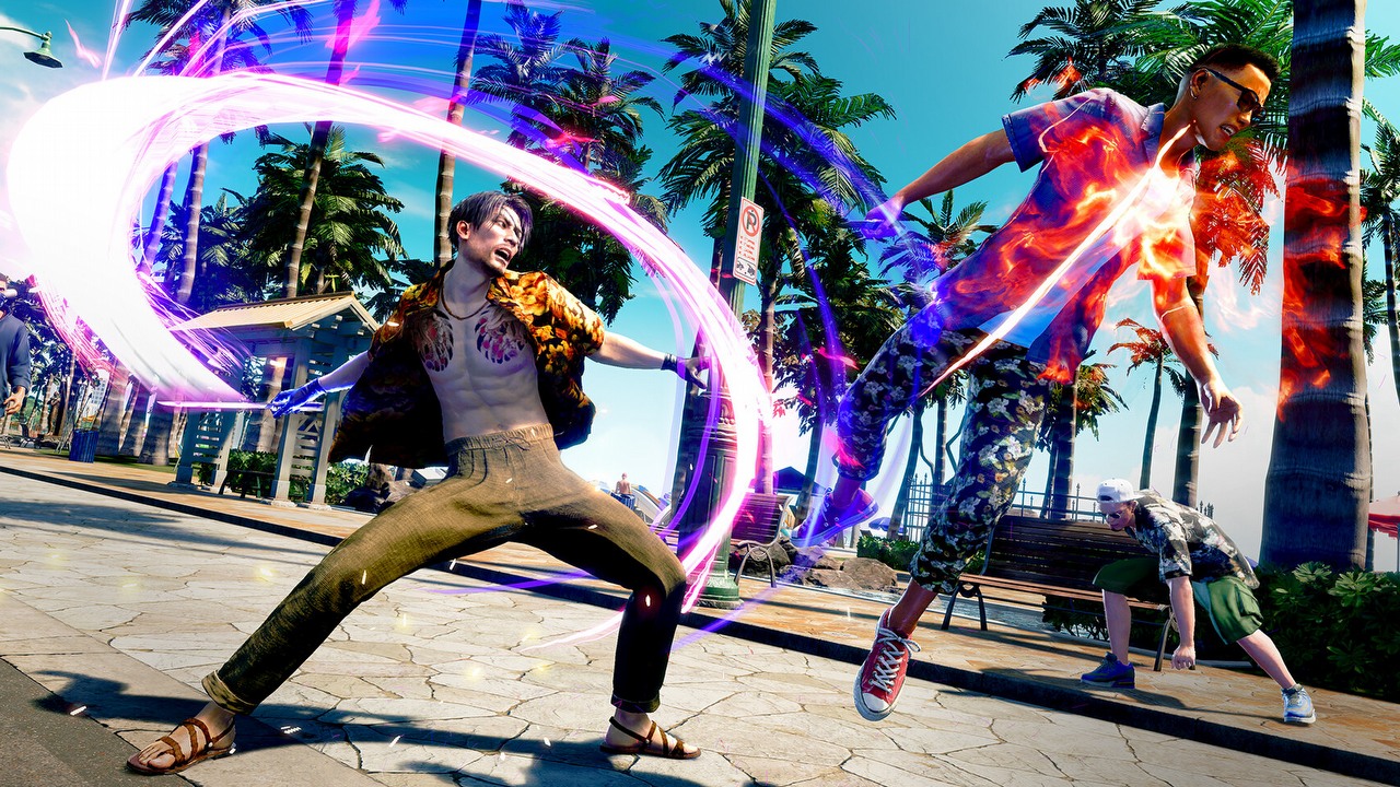 Like a Dragon: Pirate Yakuza in Hawaii to jedna z lepszych pobocznych odsłon serii, choć wtórność i powtarzalność odcisnęły na niej duże piętno, źródło grafiki: Ryu Ga Gotoku Studio.