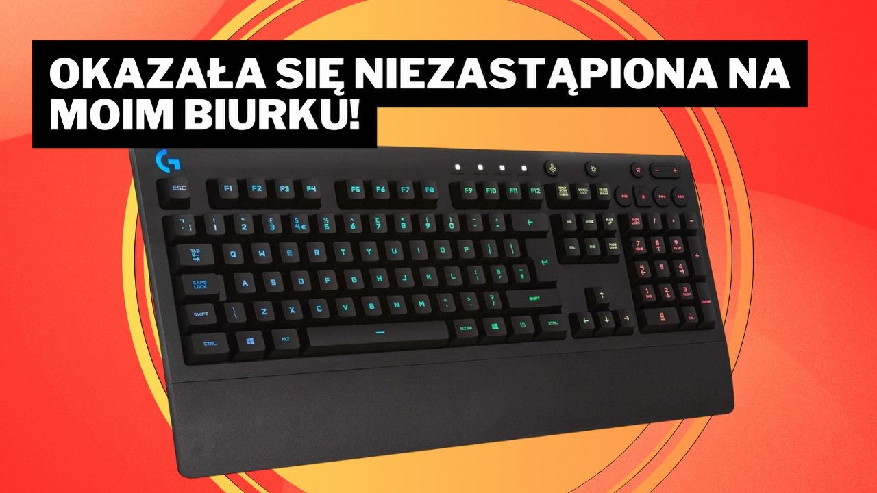 5 lat, zalanie colą, długie sesje gamingowe - przetrwała wszystko. Klawiatura Logitecha, czy mogę oczekiwać od niej więcej?, źródło grafiki: Logitech.