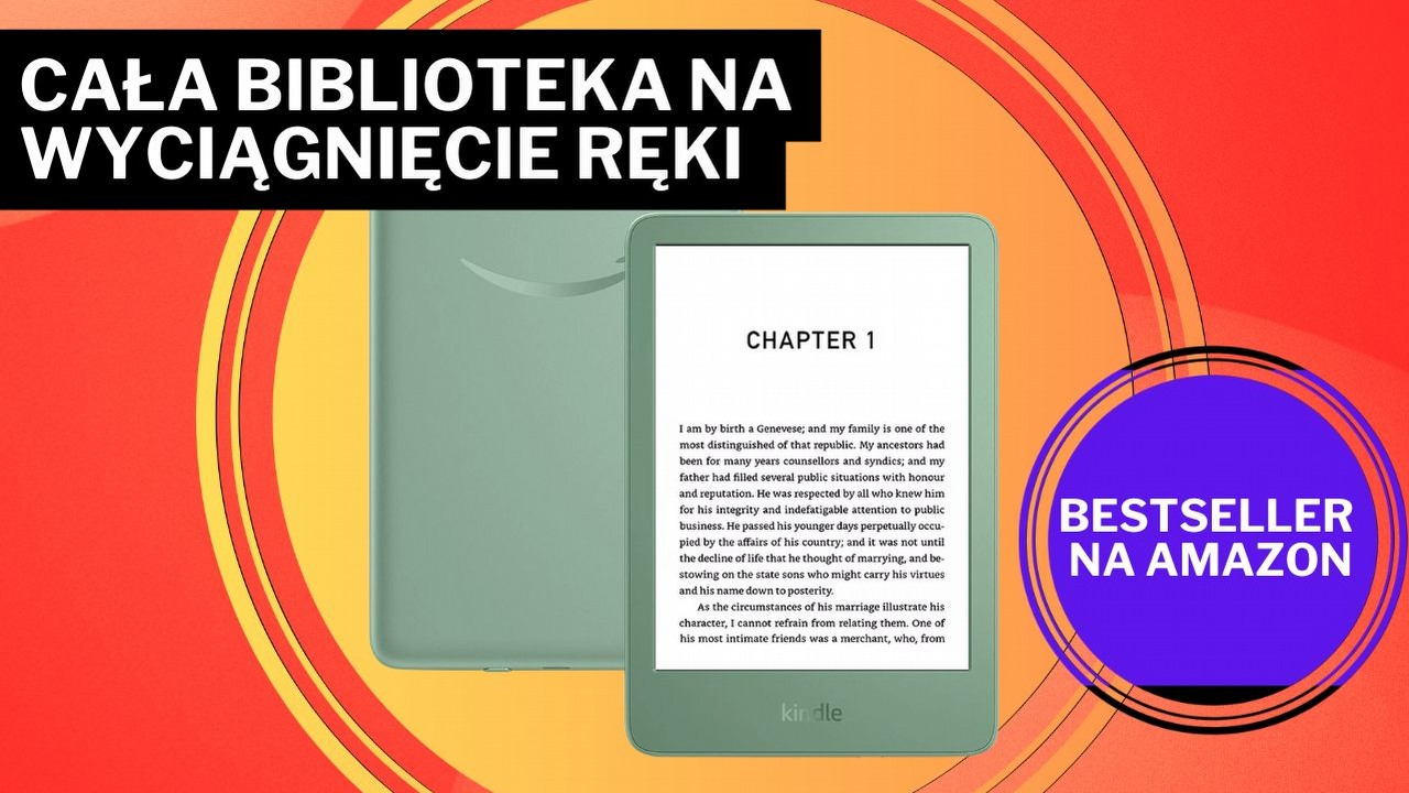 Sprawdzi się wszędzie! Kindle za niewiele ponad 500 zł to czytnik e-booków, z którym sam bym się nigdy nie rozstawał, źródło grafiki: Amazon.