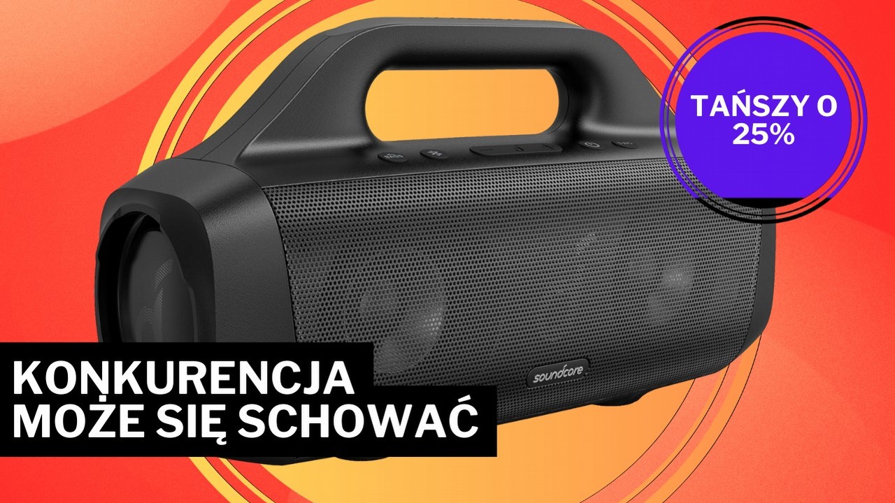 „Dawno nie byłem tak zachwycony". Głośnik Ankera za 270 zł lepszy niż modele Sony i JBL-a, kupujący dają mu nawet 9,5/10, źródło grafiki: Anker; materiały promocyjne.