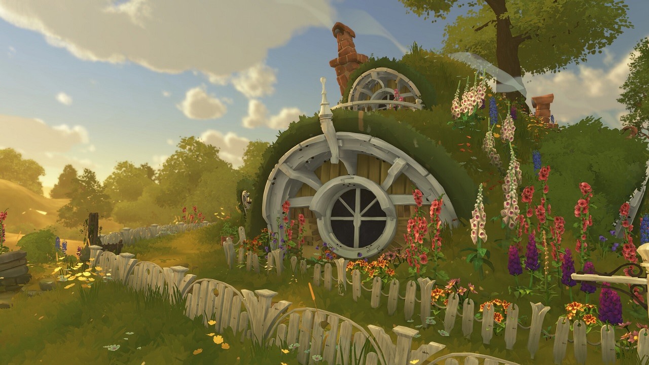 Symulator życia w świecie Władcy Pierścieni zalicza sporą obsuwę. Twórcy chcą, by Tales of the Shire było niczym „ciepły uścisk ze Śródziemia”, źródło grafiki: Private Division / Weta Workshop Game Studio..