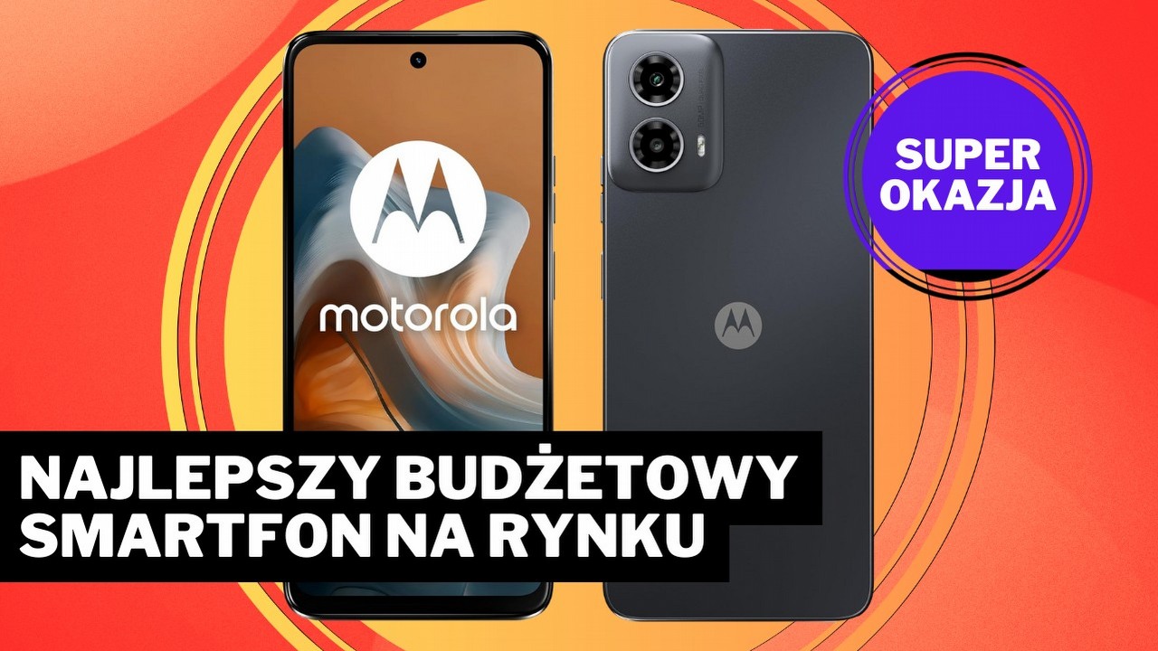 Smartfon z 5G i Androidem 15 za mniej niż 600 zł?! Motorola przez takie okazje staje się synonimem opłacalności, źródło grafiki: Motorola; materiały promocyjne.