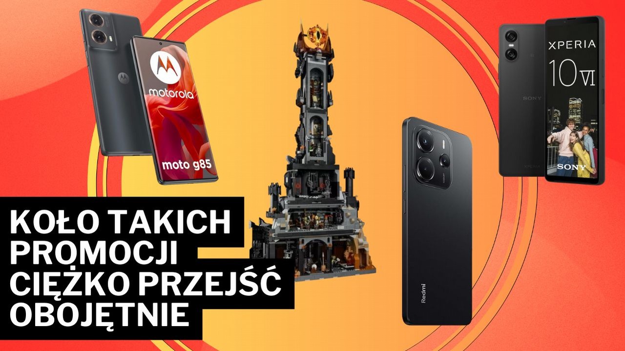 Najlepsze okazje na 4. weekend lutego 2025. Motorola do 1000 zł, LEGO Władca Pierścieni i inne.