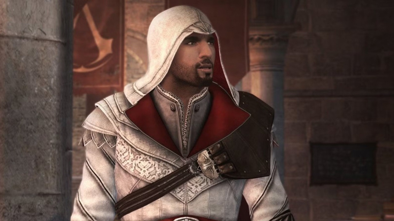 Ezio Auditore z Assassin’s Creed dołącza do Geralta i Johnny’ego Silverhanda. Kontrowersyjna kategoria wiekowa Balatro wreszcie została zmieniona, źródło grafiki: Ubisoft.