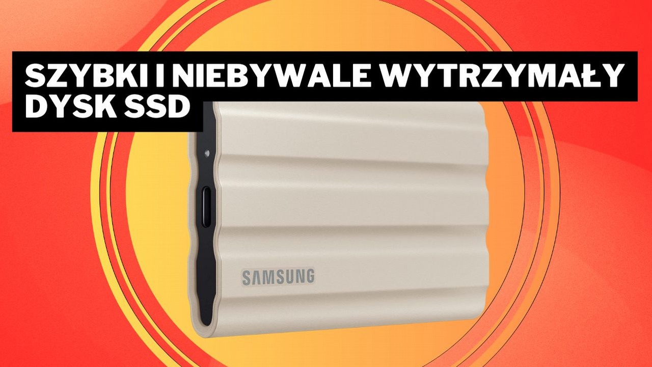 Niestraszne mu zalanie i upadek z dużej wysokości. Ten przenośny dysk SSD firmy Samsung to iście pancerny sprzęt, źródło grafiki: Samsung.