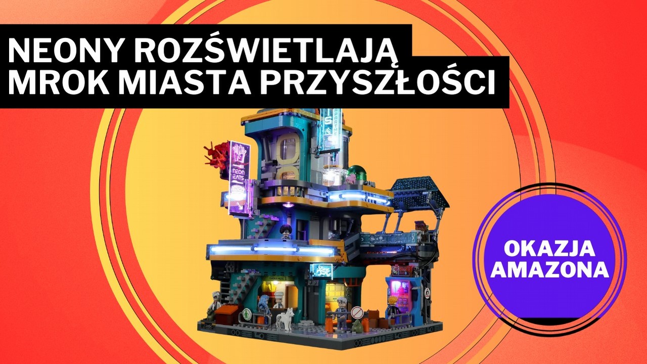 Klockowe Night City z Cyberpunka 2077 byłoby sztosem, ale ta kolorowa alternatywa też jest niezła i ma świecące neony, źródło grafiki: Funwhole; materiały promocyjne.