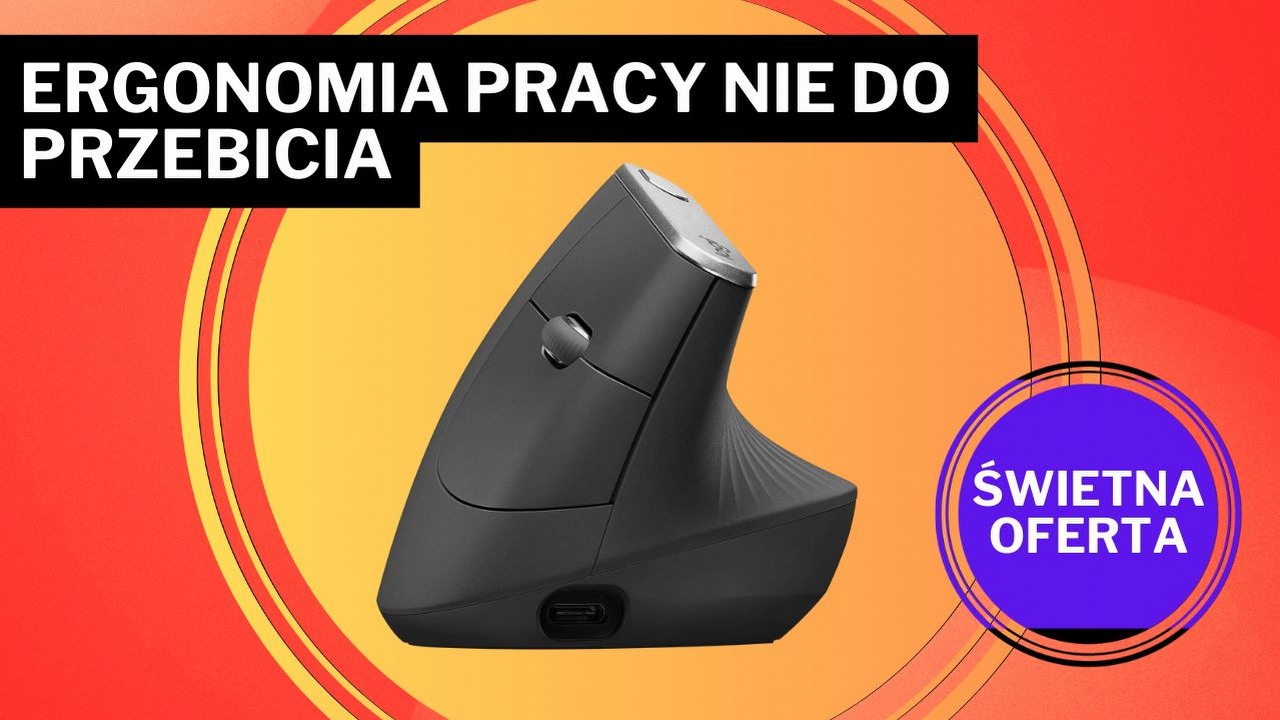 Nie korzystałem z wygodniejszej myszki. Ten Logitech to strzał w dziesiątkę, źródło grafiki: Logitech.
