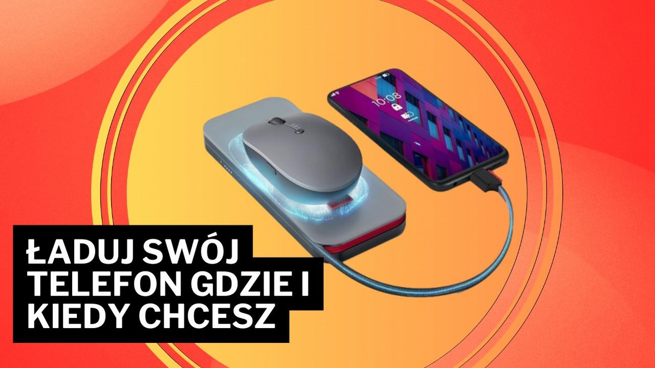 Bezprzewodowe ładowanie to funkcja, jakiej potrzebowałem. Ładowarka Lenovo otwiera drzwi do wygody za niecałe 100 zł, źródło grafiki: Lenovo.
