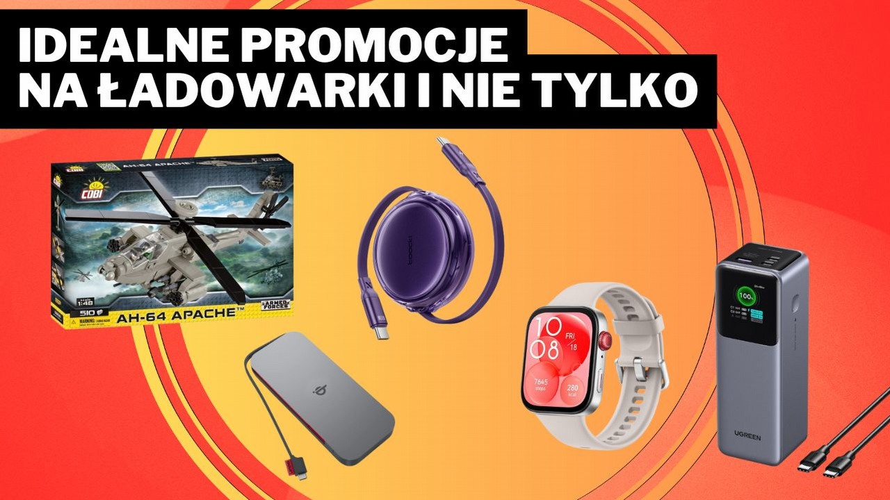 Najciekawsze produkty do kupienia na Amazonie w końcówce lutego 2025. Klockowy Apache, bezprzewodowa ładowarka i nie tylko.