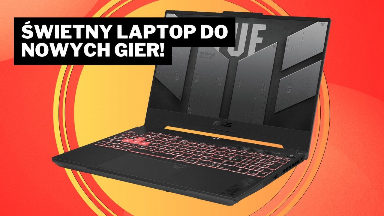 Ryzen 7 i RTX 4060 to mocny duet. Gamingowy laptop Asusa dzięki tej parze podzespołów jest znakomitą opcją do grania w wysokiej jakości, źródło grafiki: ASUS.