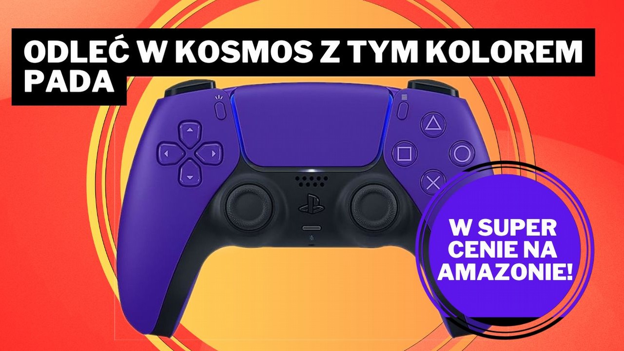 W tym kolorze pad do PS5 wygląda intergalaktycznie! Ten stylowy DualSense jest dostępny w kuszącej cenie na Amazonie, źródło grafiki: Sony.