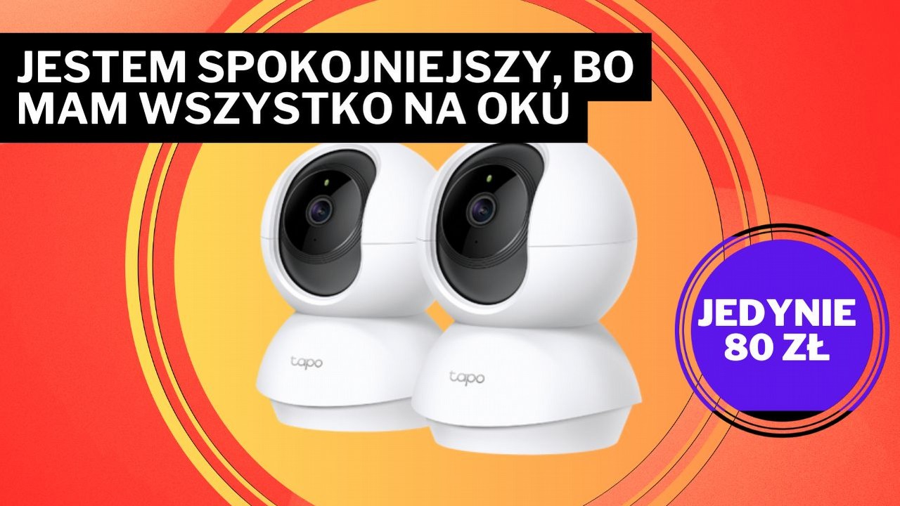 Numer jeden wśród kamer na Amazonie kosztuje tylko 80 zł. Dzięki temu urządzeniu pies już nie nabroi bez naszej wiedzy, źródło grafiki: Tapo.