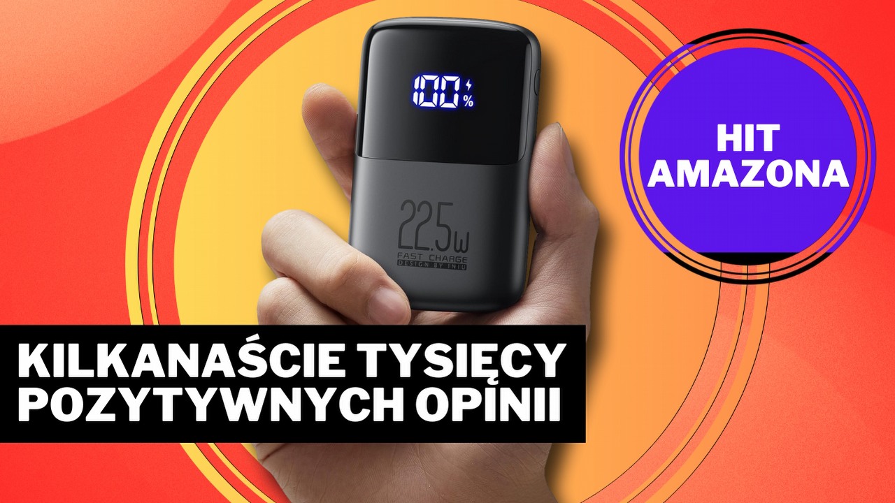 Aż dziwne, że powerbank z takimi możliwościami kosztuje tylko 60 zł. Wielka popularność na Amazonie mówi o nim wiele, źródło grafiki: Iniu.