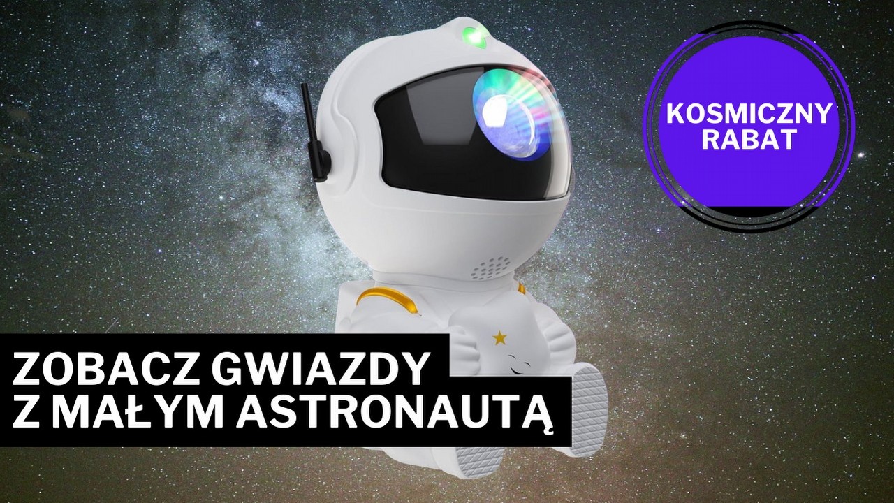 Pokój rozświetlony gwiazdami za mniej niż 50 zł? Z tym uroczym astronautą, numerem 1 Amazona, to możliwe, źródło grafiki: Rouclo; materiały promocyjne / Pixabay.