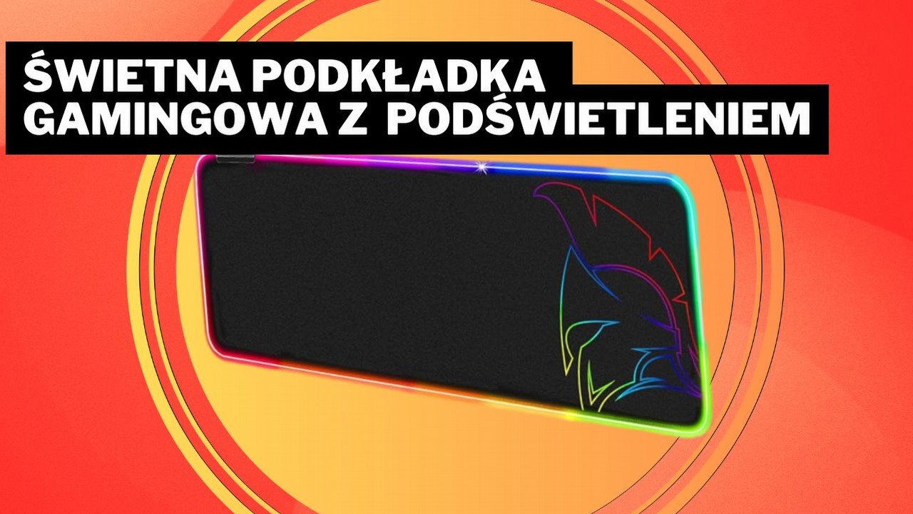 Świeci się, gamingowa, 10/10. O tym, jak oświetlenie robi robotę w przypadku podkładki pod myszkę, źródło grafiki: EMPIRE GAMING.