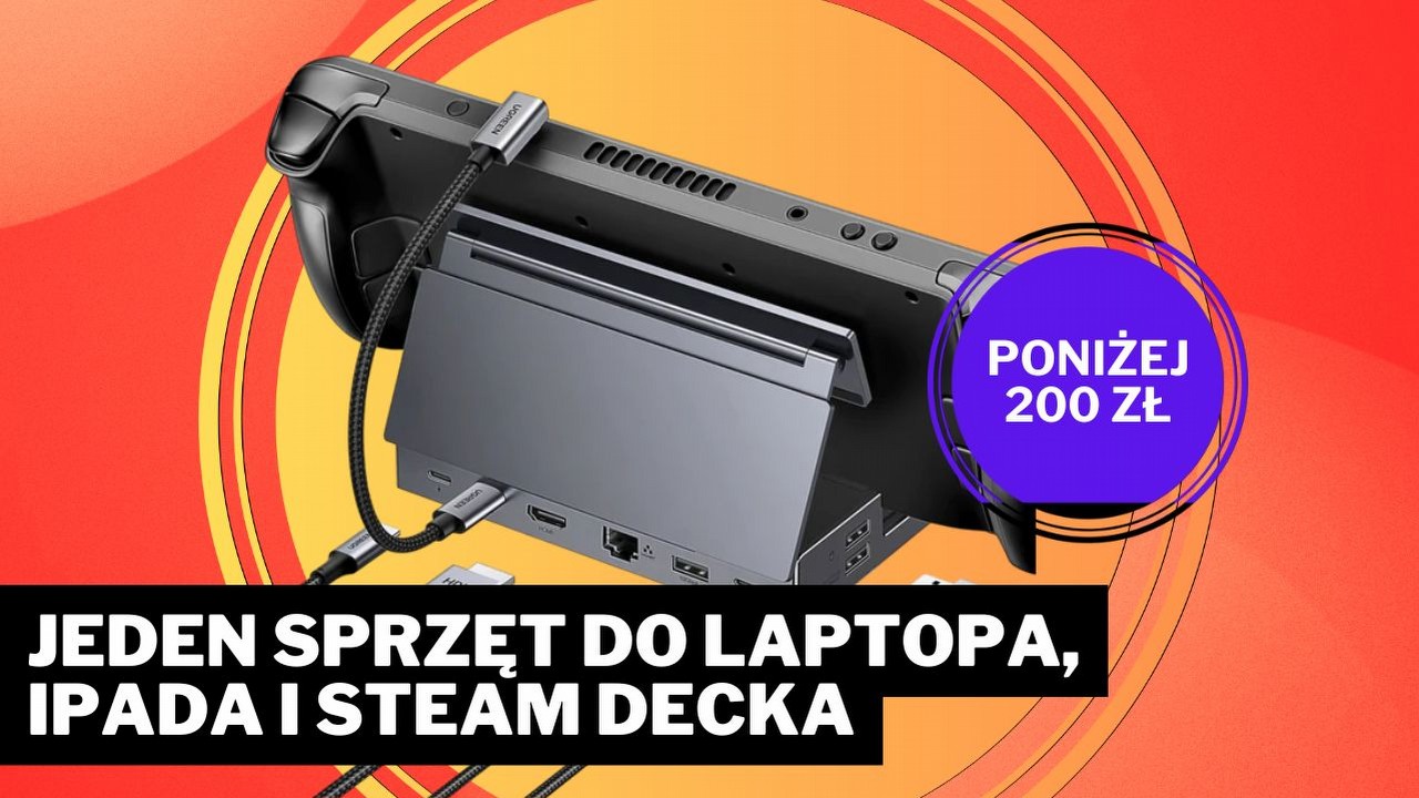 Ta stacja dokująca to szwajcarski scyzoryk. Steam Deck i laptop? Podłączysz do niej praktycznie wszystko, źródło grafiki: UGreen; materiały promocyjne.