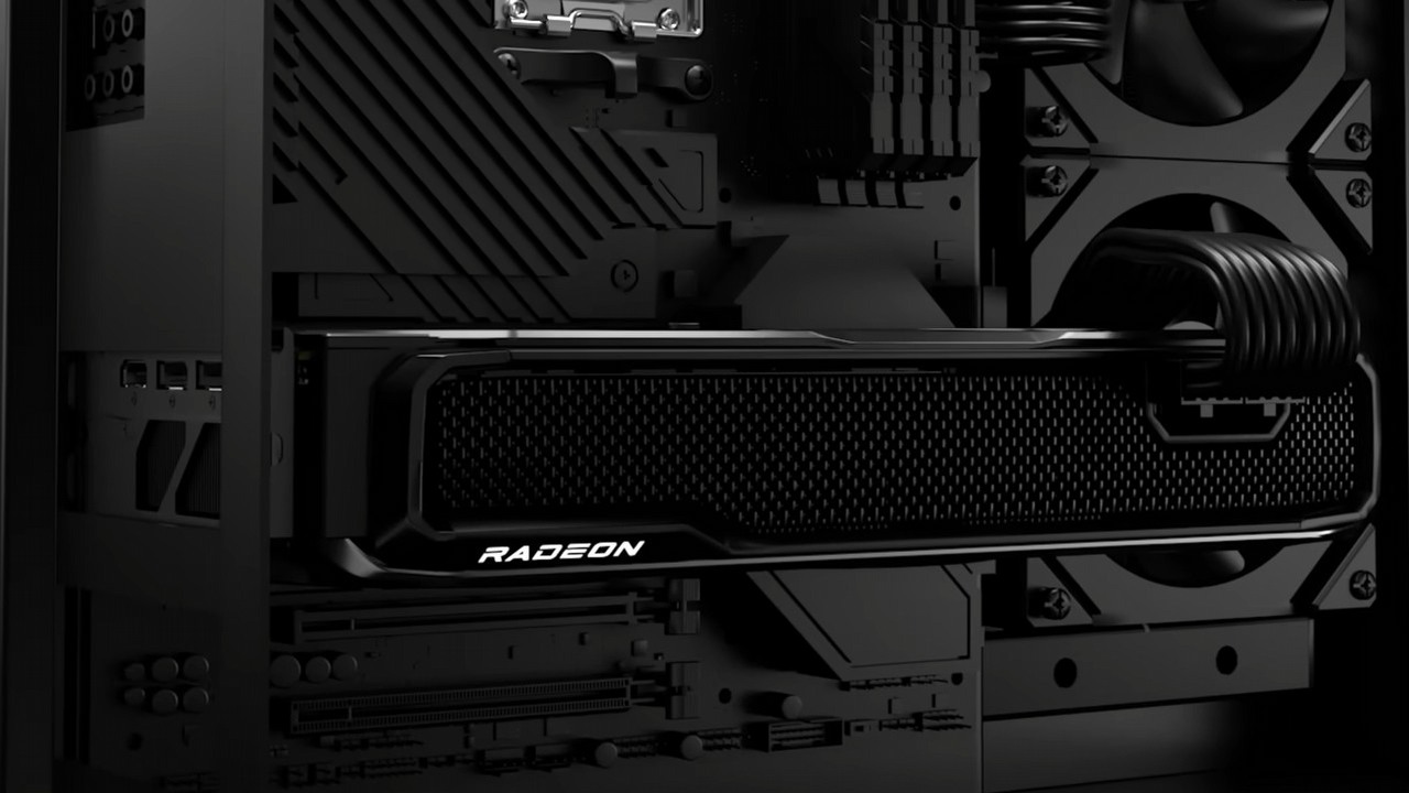 AMD Radeon RX 9070 XT bestsellerem sprzedaży w Amazonie; gracze kupują tę kartę jak świeże bułeczki, źródło grafiki: AMD.