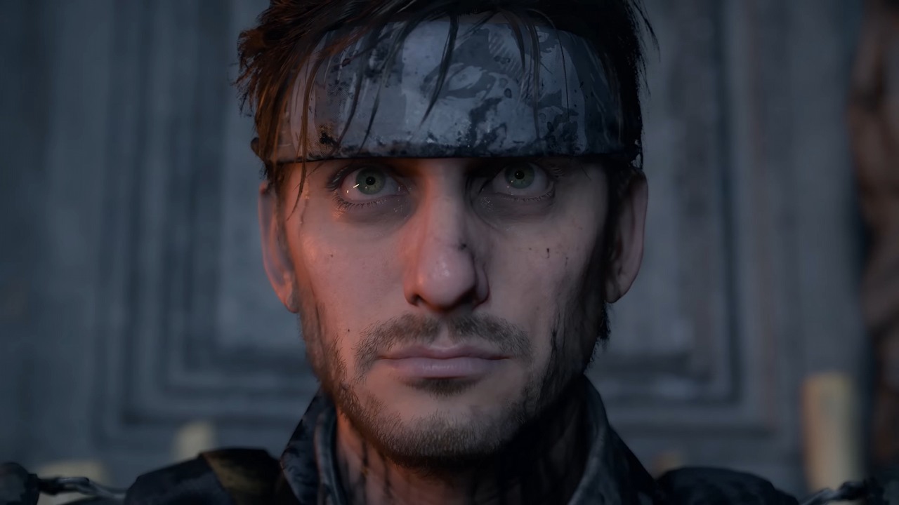 Kojima zrobił w Death Stranding 2 to, o czym mówił przed 5 laty. Założył Luce Marinelliemu bandanę i zmienił go w Solid Snake'a, źródło grafiki: Kojima Productions.
