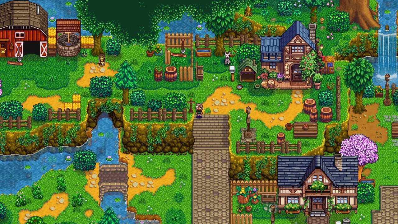 Inspirowany Baldur's Gate 3 fanowski dodatek do Stardew Valley jest już dostępny. Nawet Swen Vincke jest pod wrażeniem, źródło grafiki: Baldur's Village / Eric Barone..