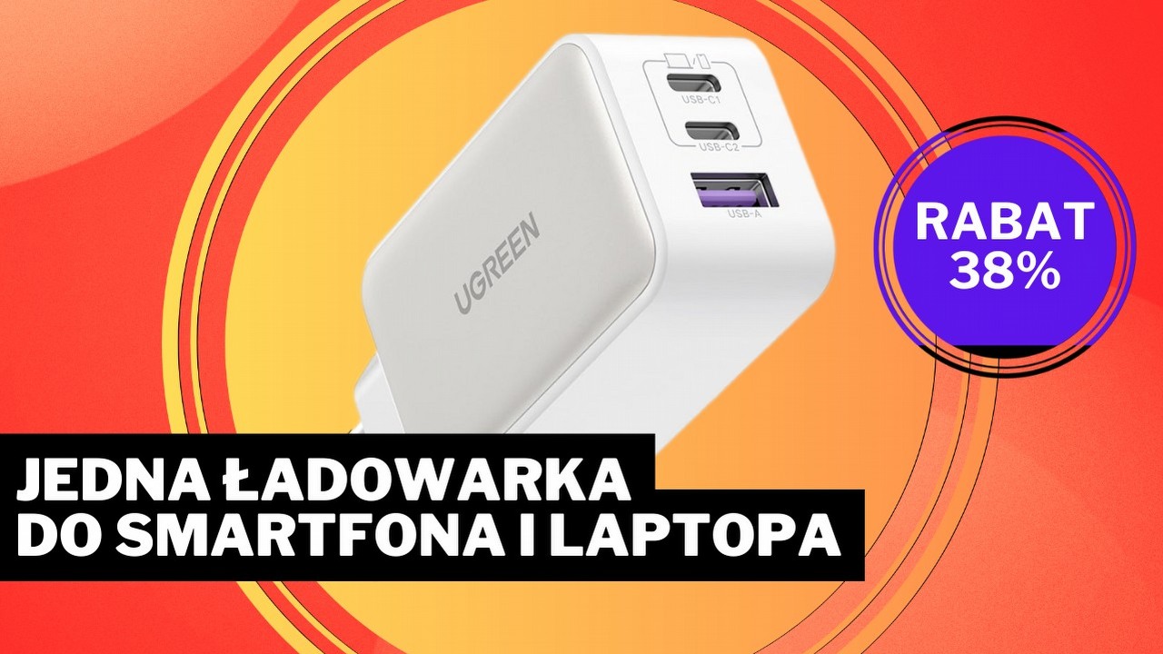 Taka szybkość ładowania robi wrażenie! Ładowarka kończąca bitwy o gniazdko 38% taniej na Amazonie, źródło grafiki: UGreen; materiały promocyjne.