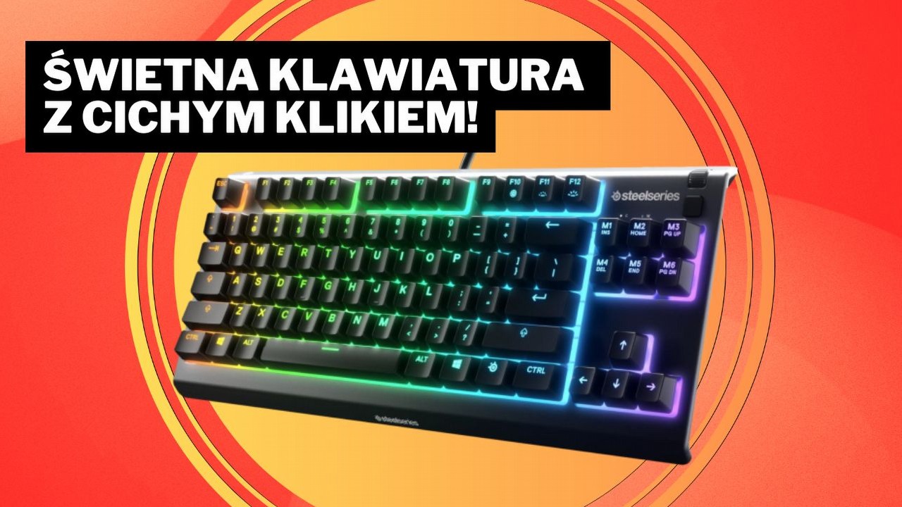 „Niesamowita za tę cenę”. Oto nr 1 w kategorii klawiatur gamingowych na Amazonie, źródło grafiki: SteelSeries.